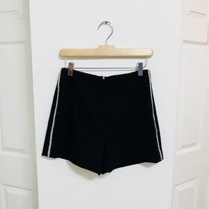 Zara Basics Beaded High-Waisted Shorts